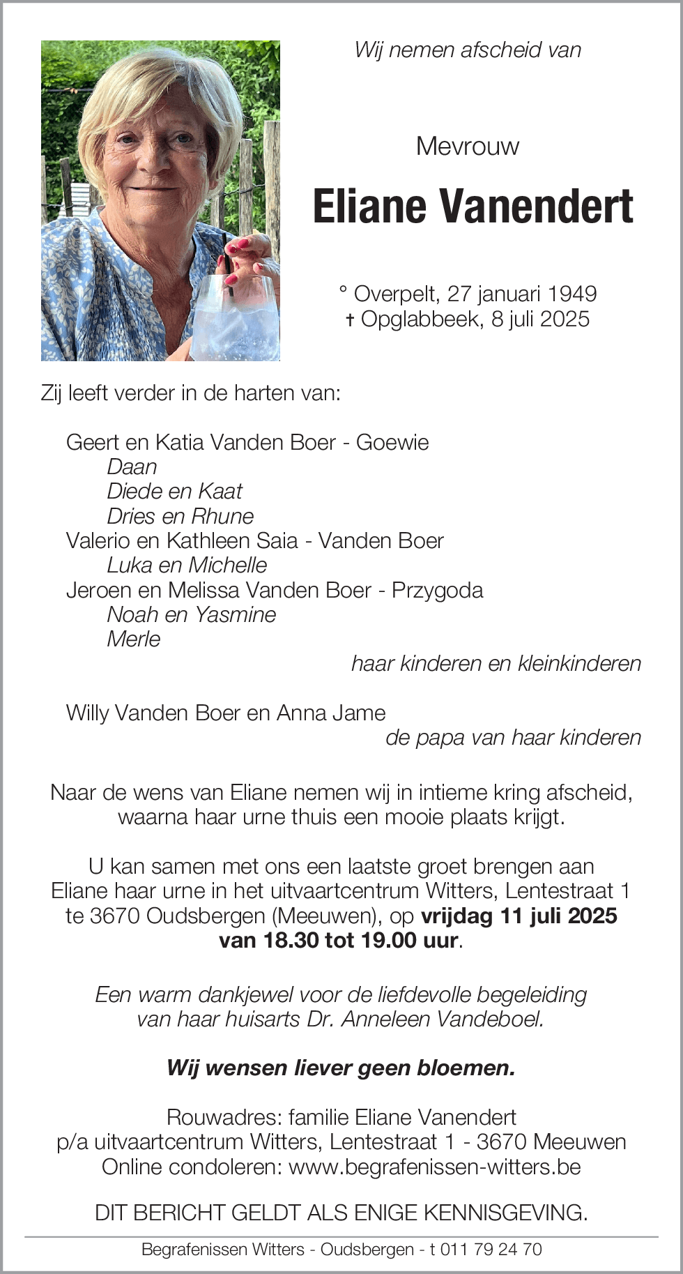 Eliane Vanendert