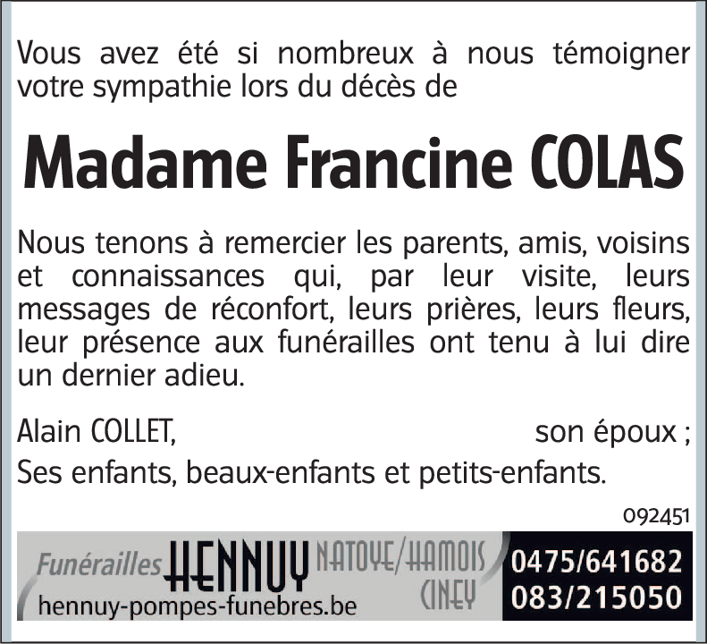 Francine COLAS