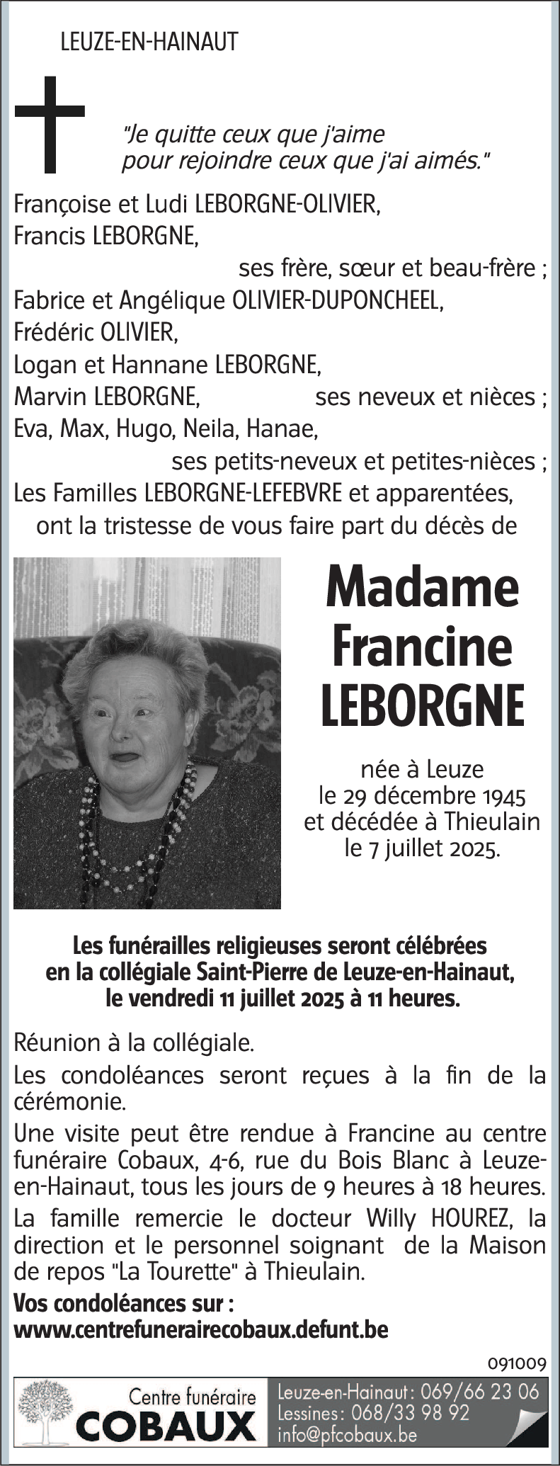 Francine LEBORGNE