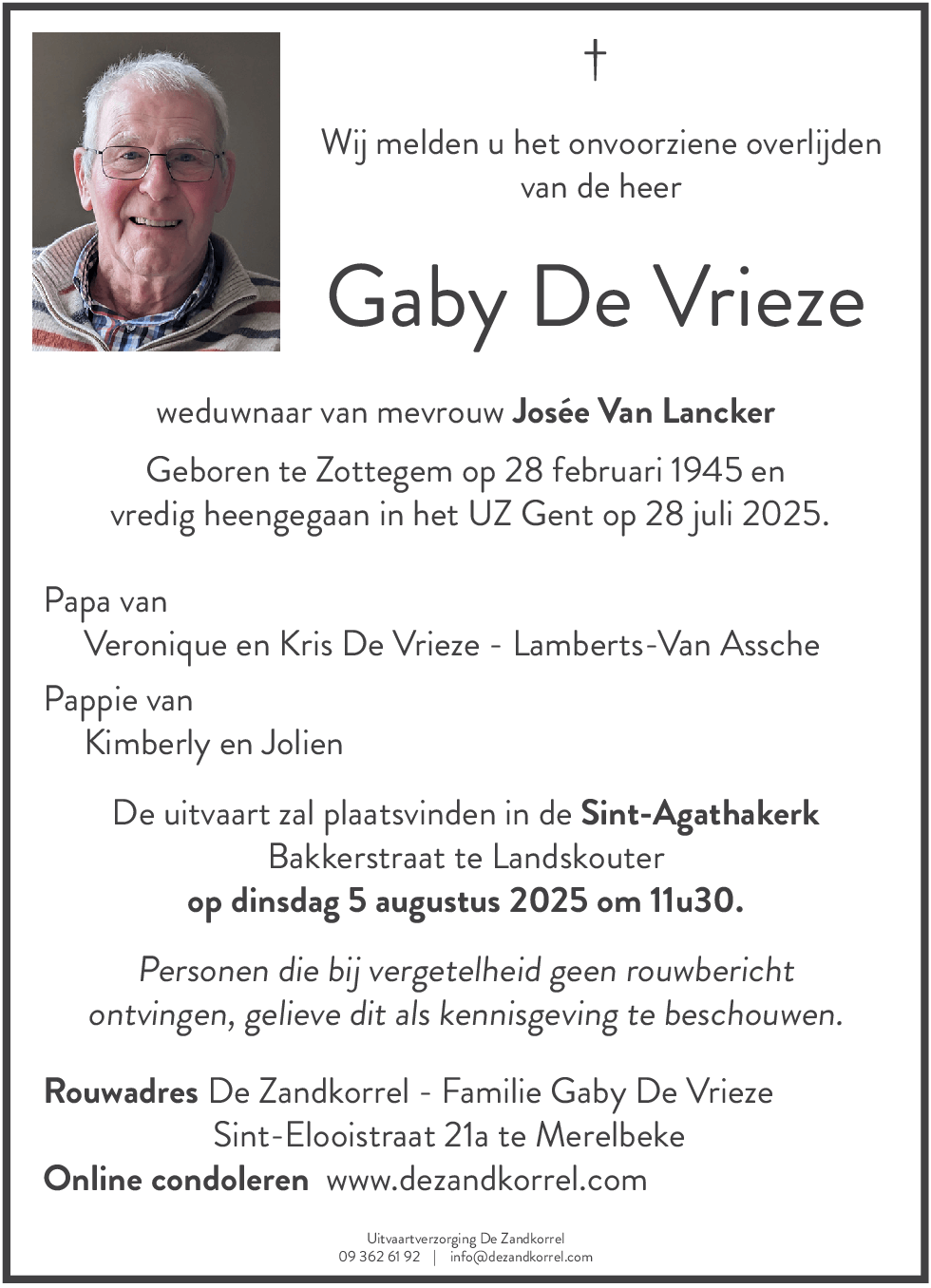 Gabriël De Vrieze