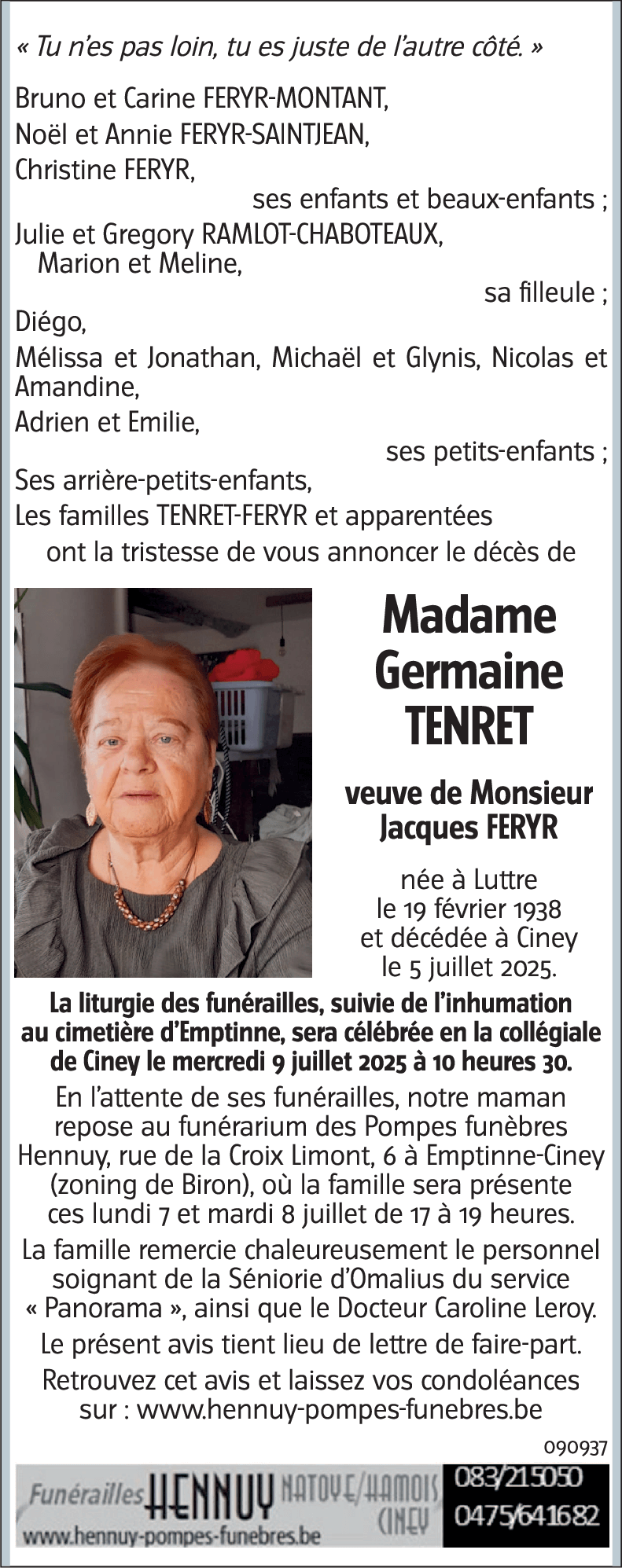 Germaine Tenret