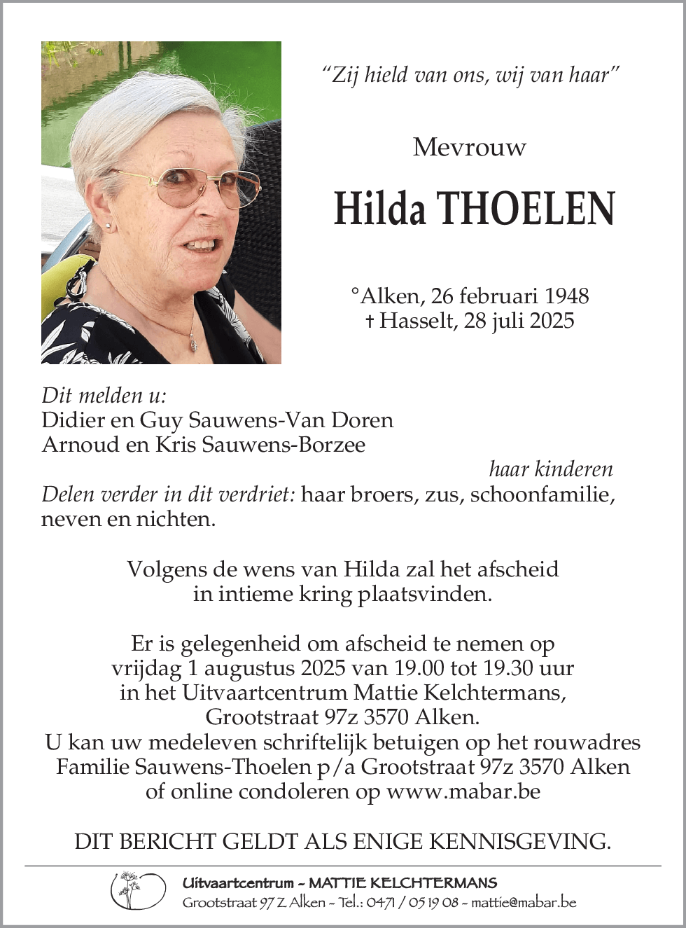 Hilda Thoelen