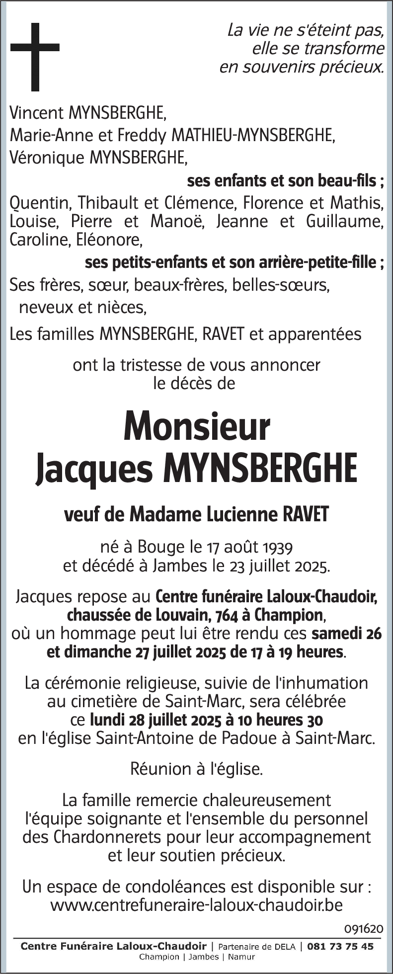 Jacques MYNSBERGHE