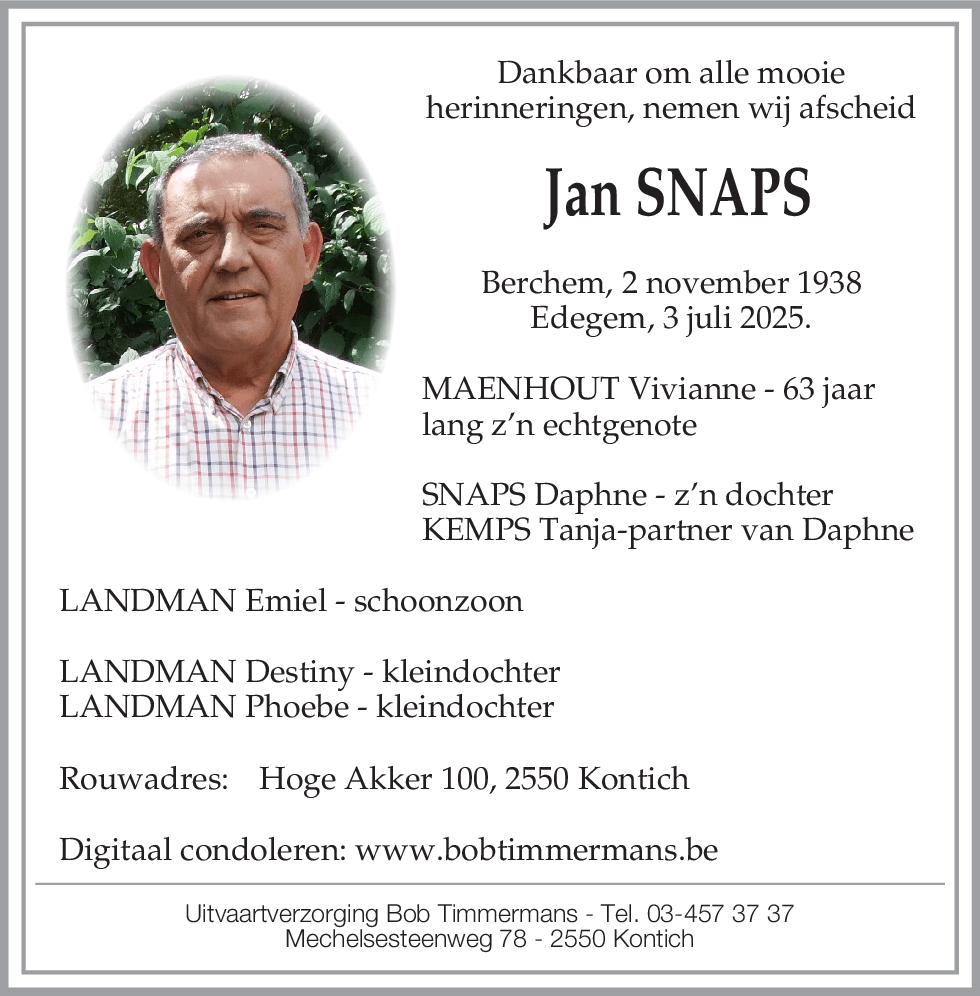 Jan Snaps