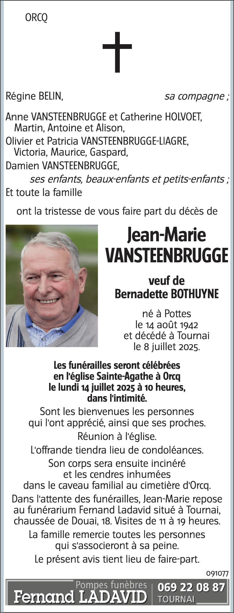 Jean-Marie VANSTEENBRUGGE
