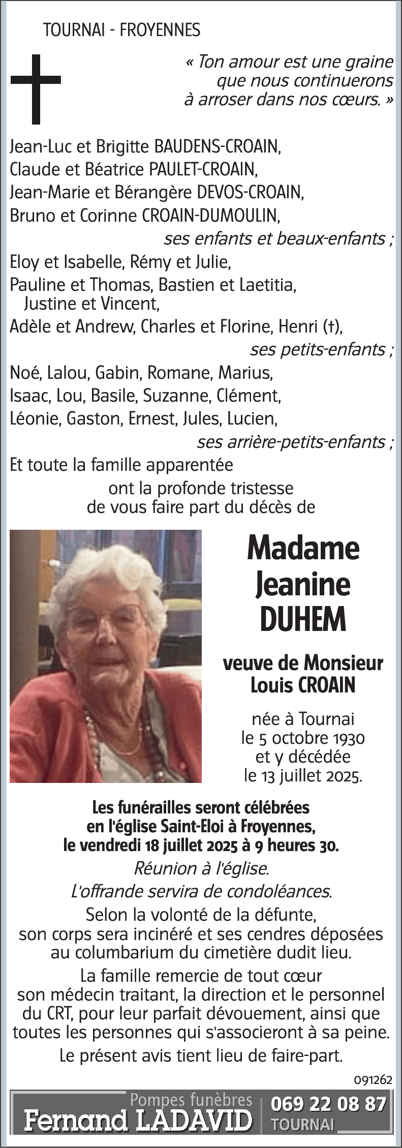 Jeanine DUHEM
