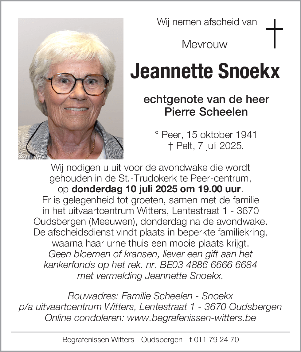 Jeannette Snoekx