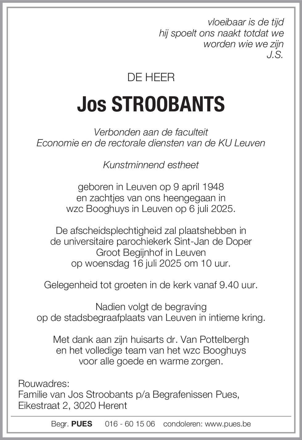 Jos Stroobants