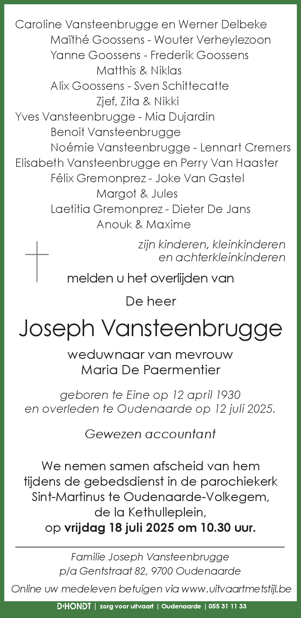 Joseph Vansteenbrugge