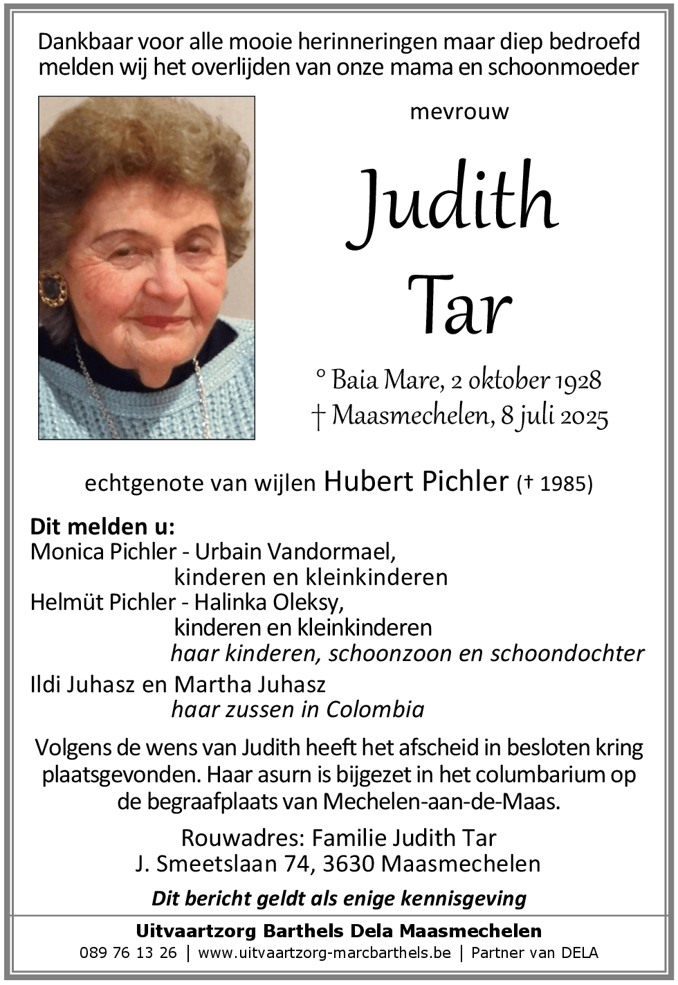 Judith Tar