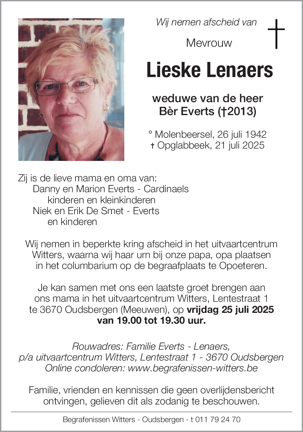 Lieske Lenaers