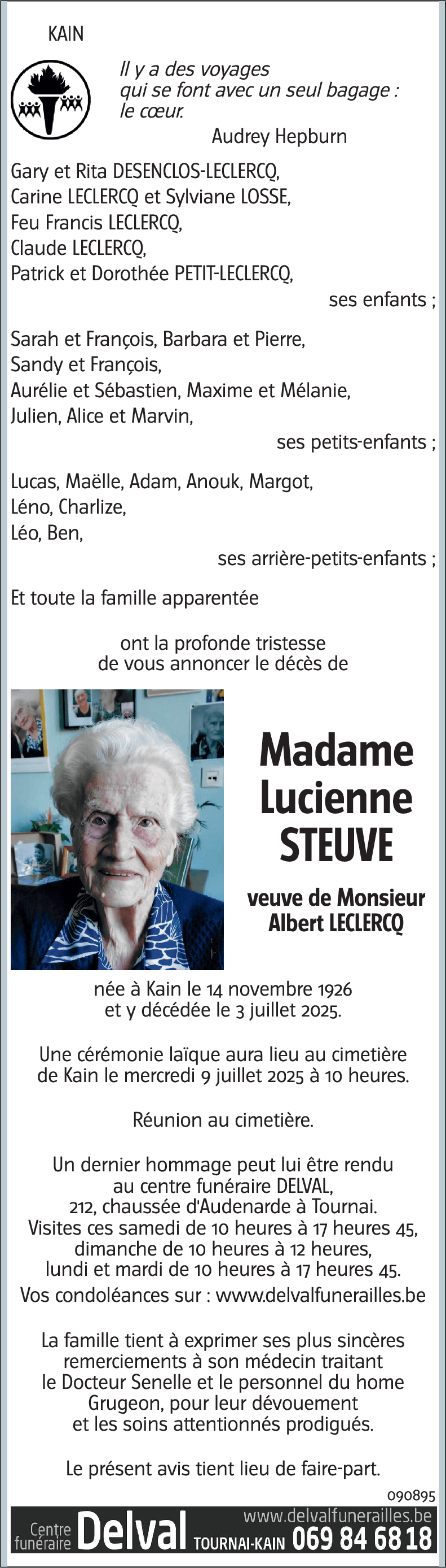 Lucienne STEUVE