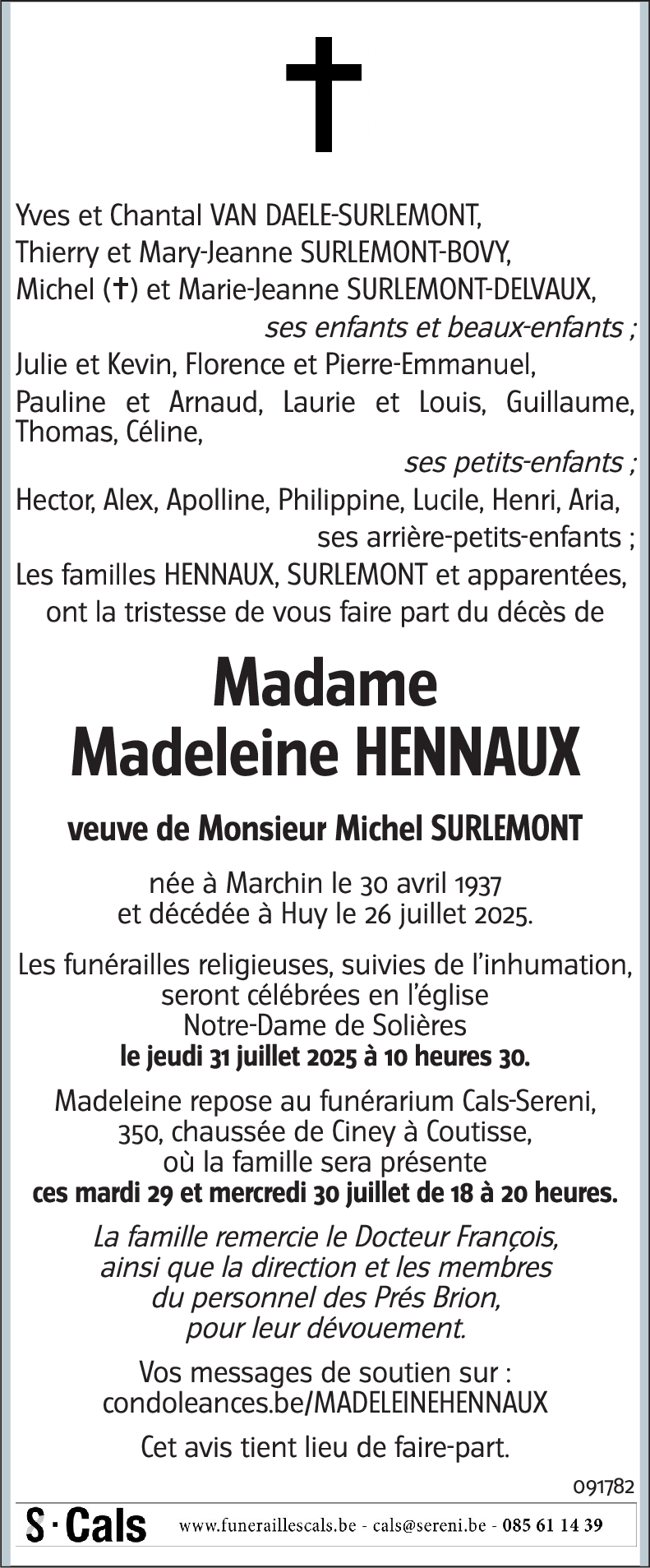 Madeleine HENNAUX