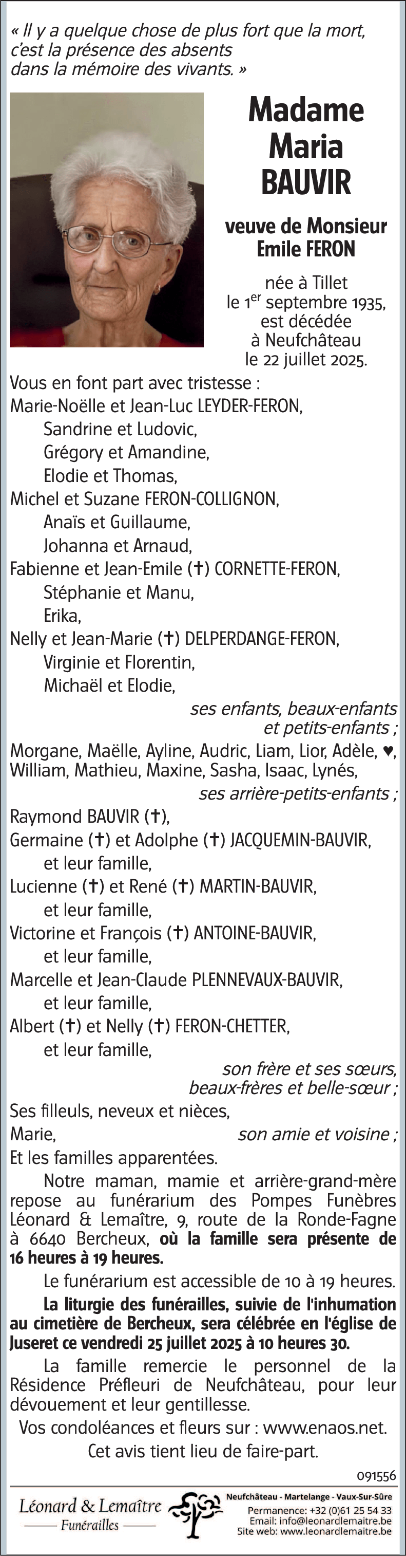 Maria BAUVIR