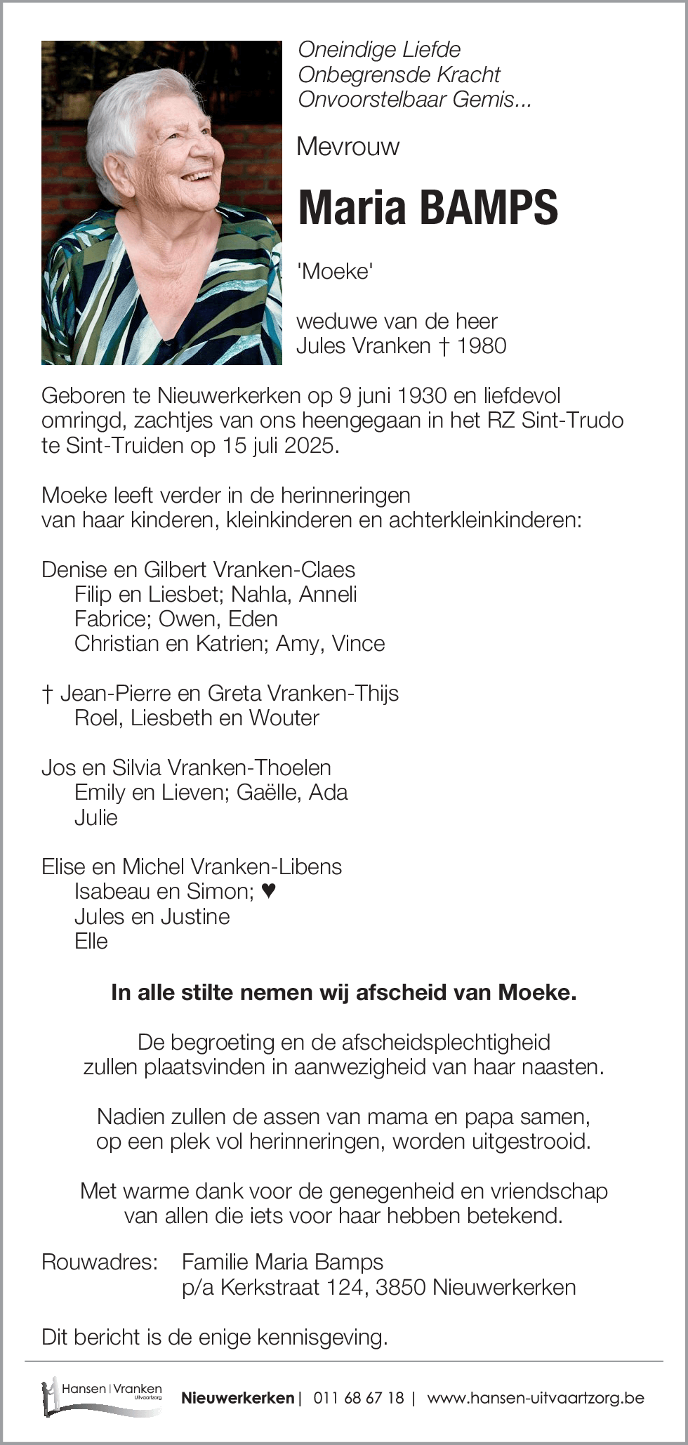 Maria Eleonore J. BAMPS