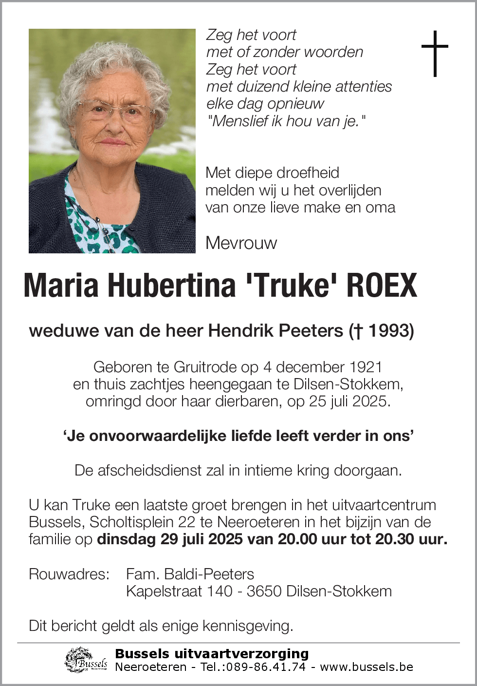 Maria Hubertina Truke Roex