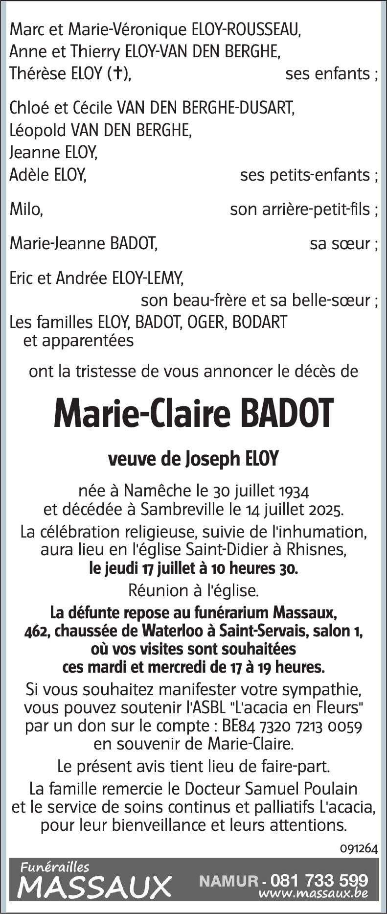 Marie-Claire BADOT
