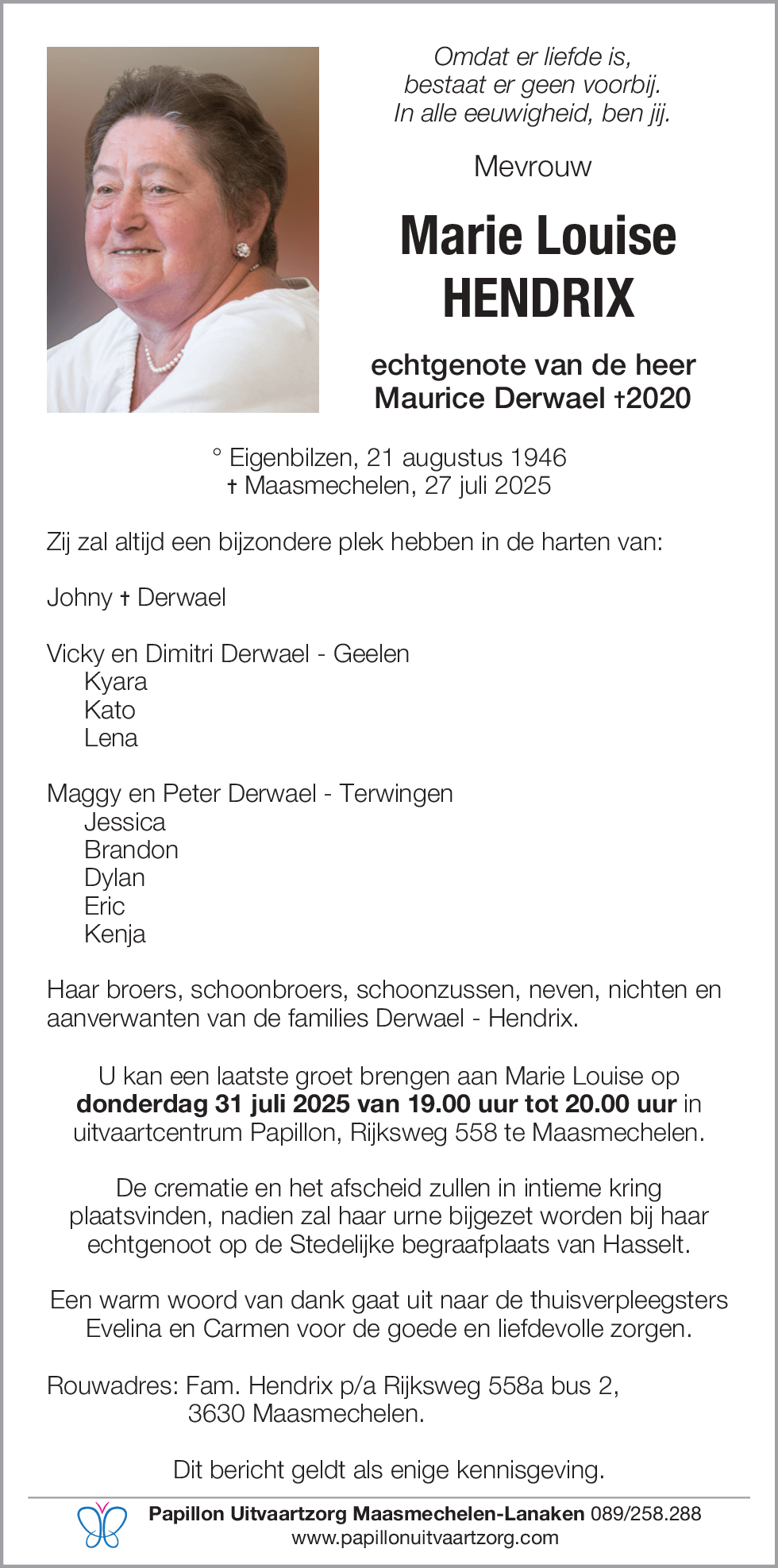 Marie Louise Hendrix