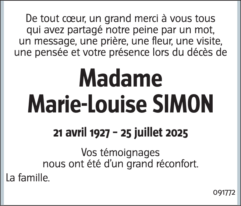 Marie-Louise SIMON