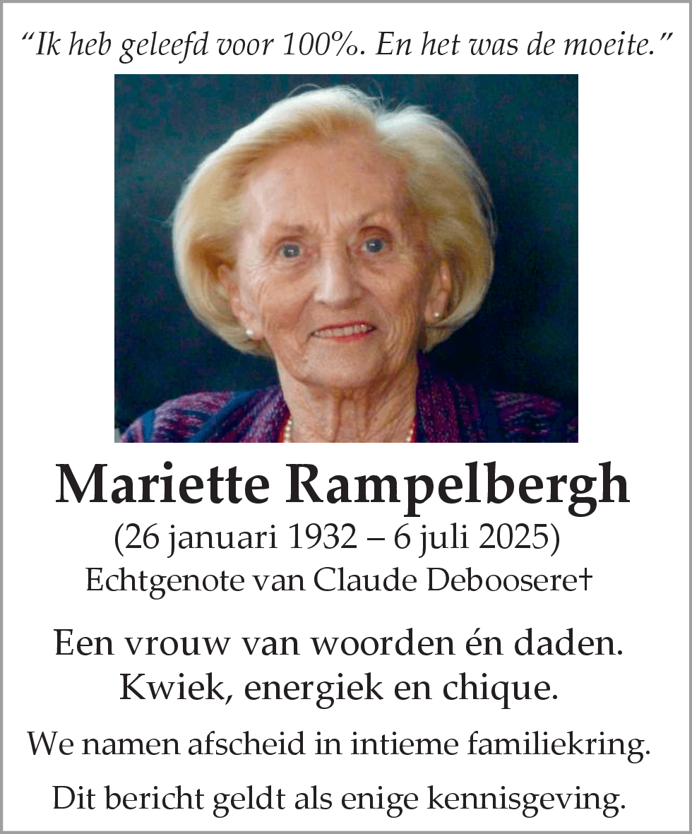 Mariette Rampelbergh
