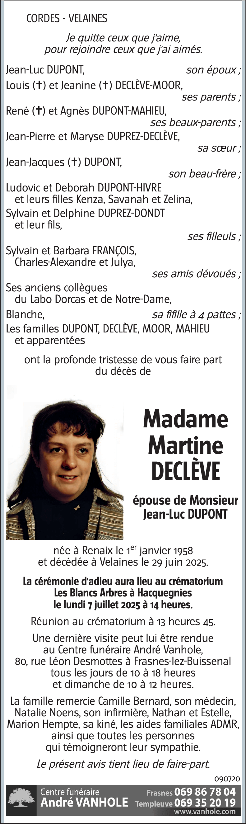 Martine DECLÈVE