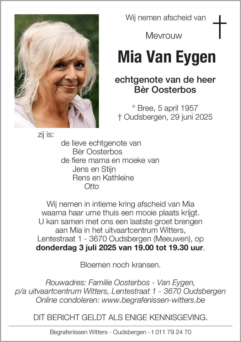 Mia Van Eygen