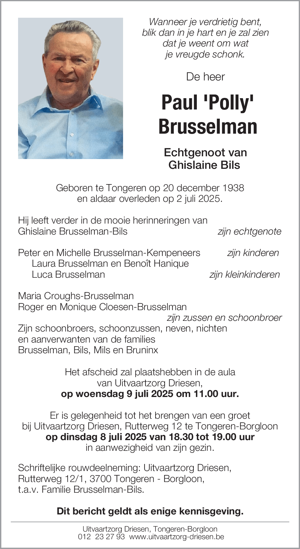 Paul Brusselman