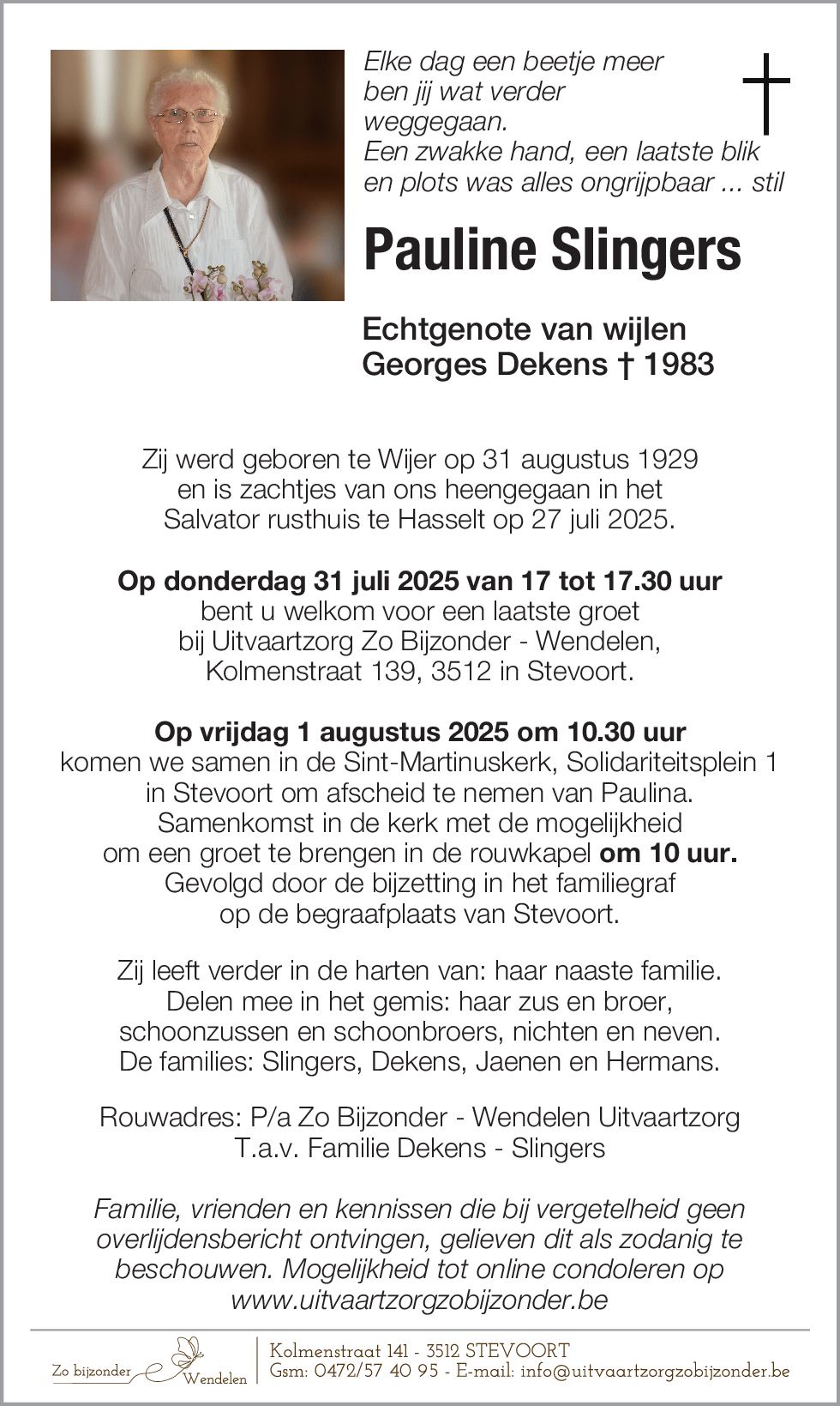 Pauline Slingers