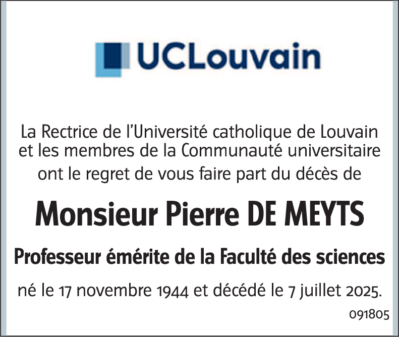 Pierre DE MEYTS
