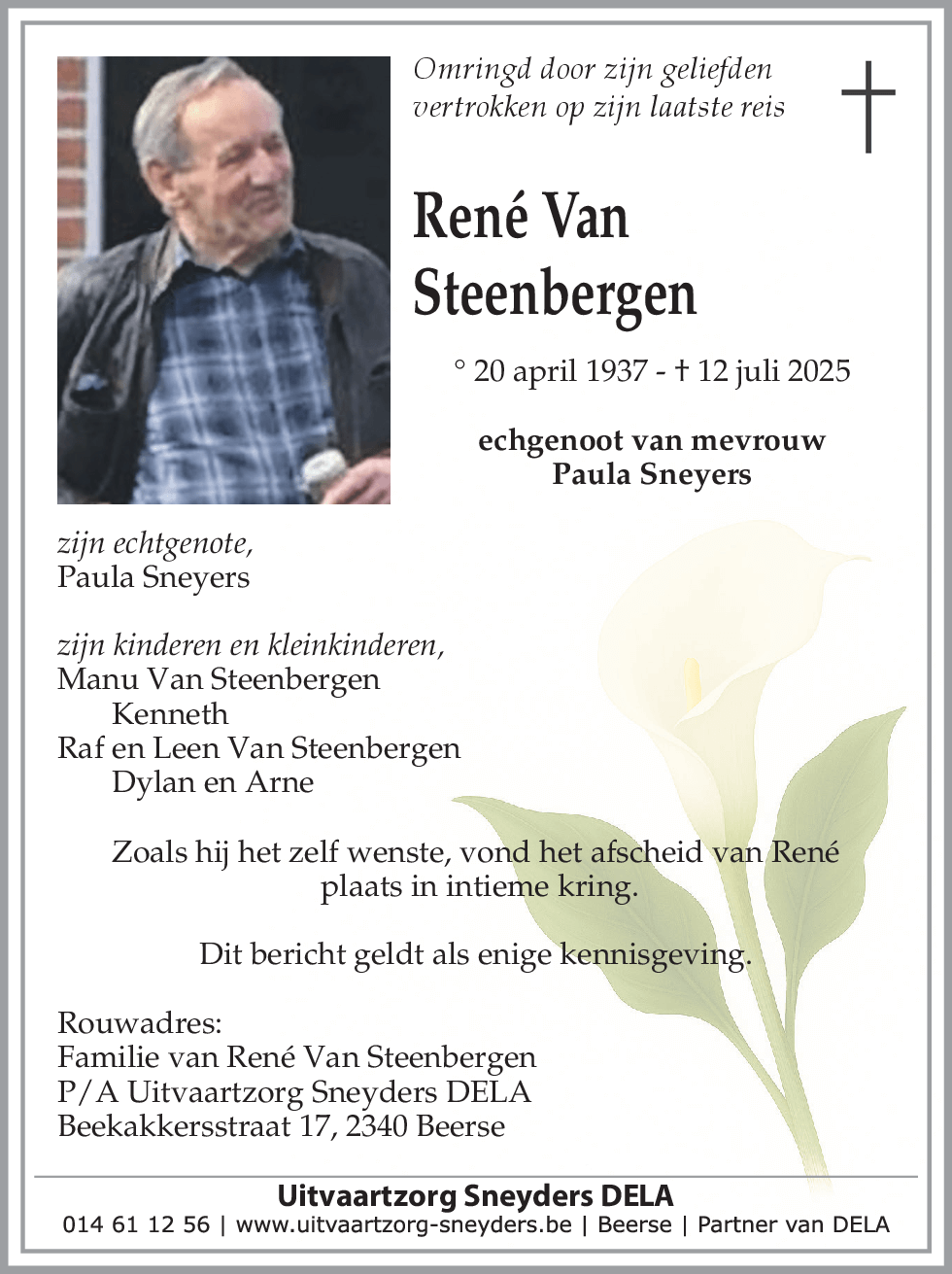 René Van Steenbergen