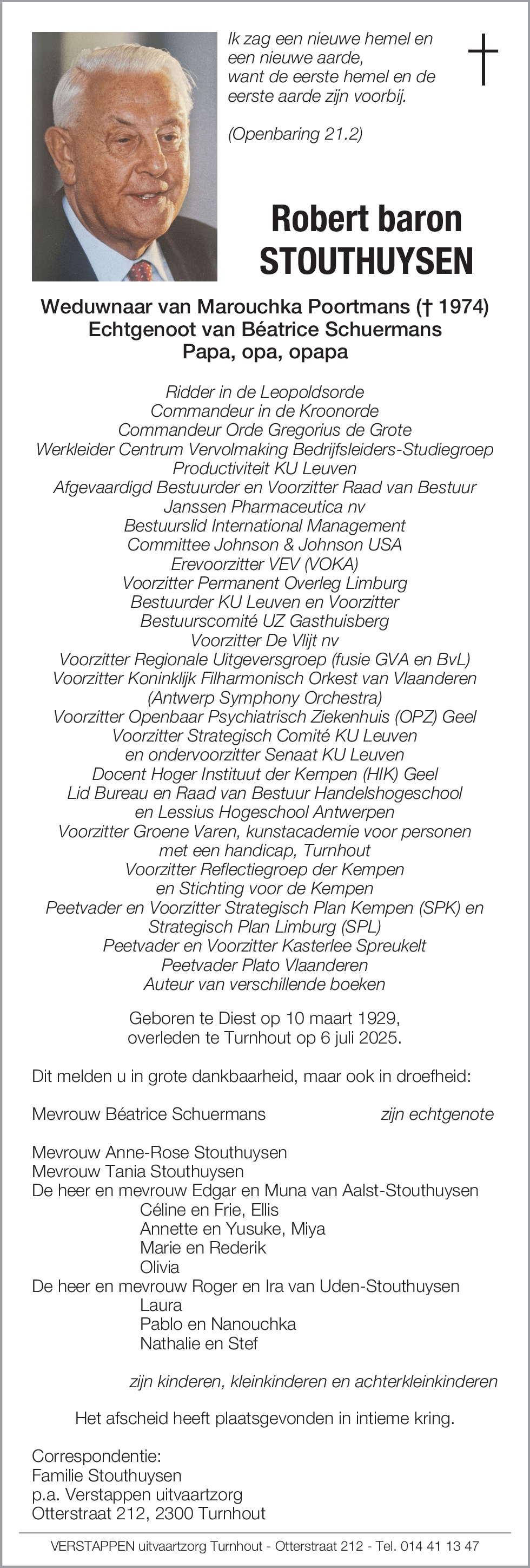 Robert Baron Stouthuysen