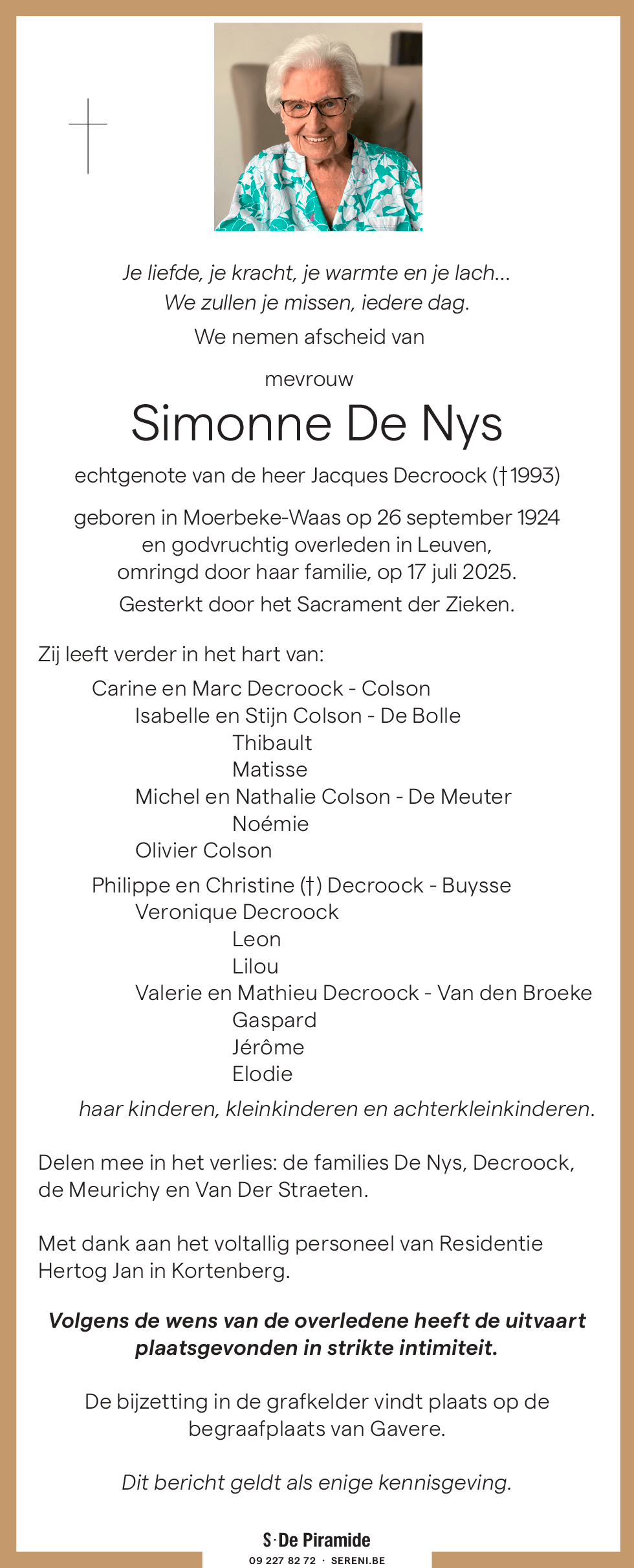 Simonne De Nys