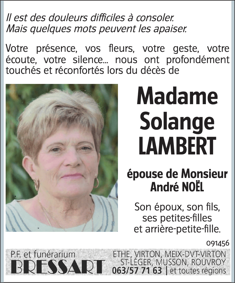 Solange LAMBERT
