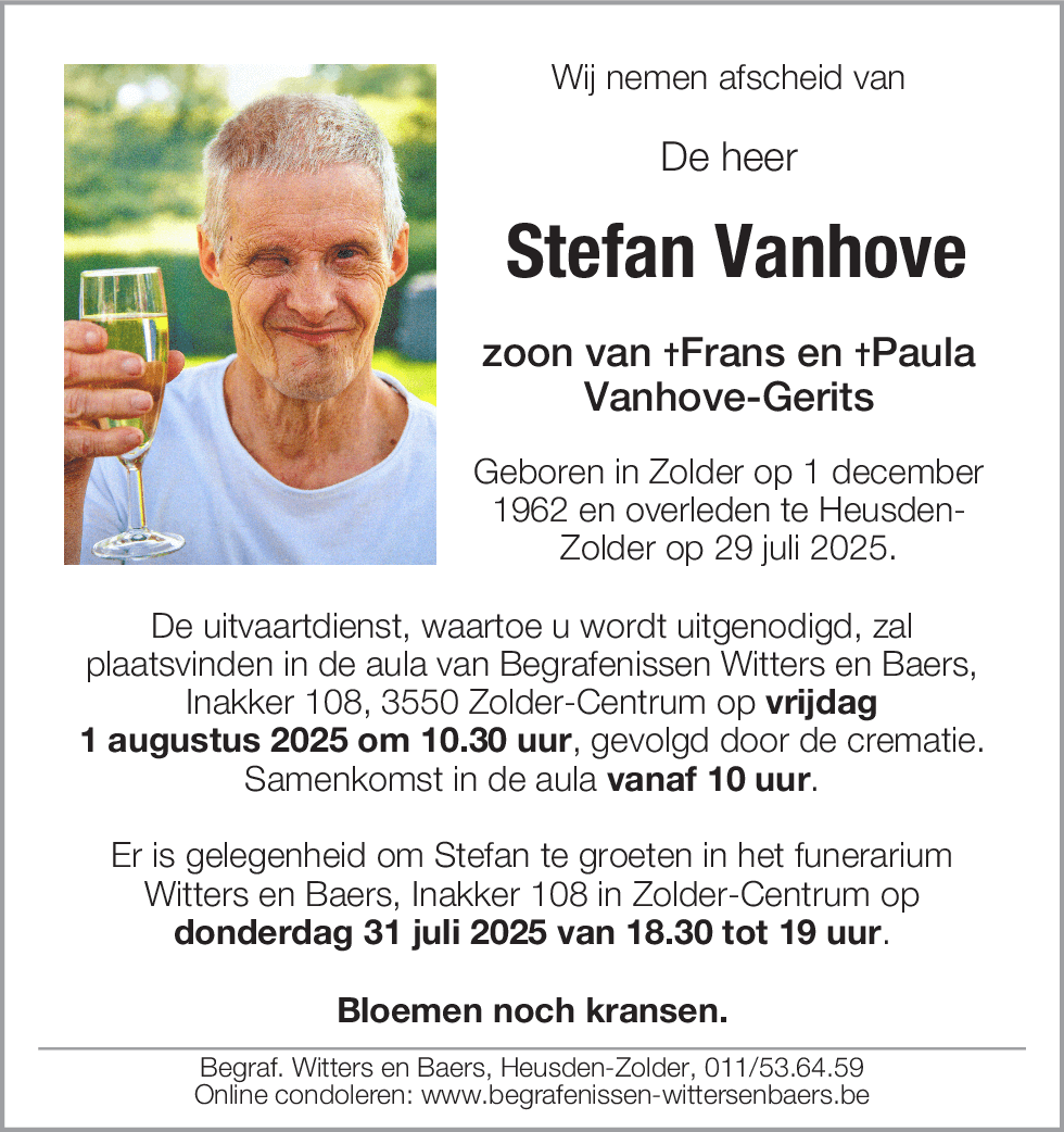 Stefan Vanhove