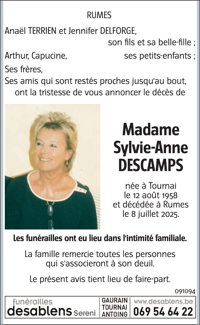 Sylvie-Anne DESCAMPS