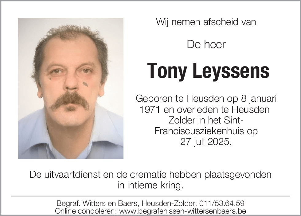 Tony Leyssens
