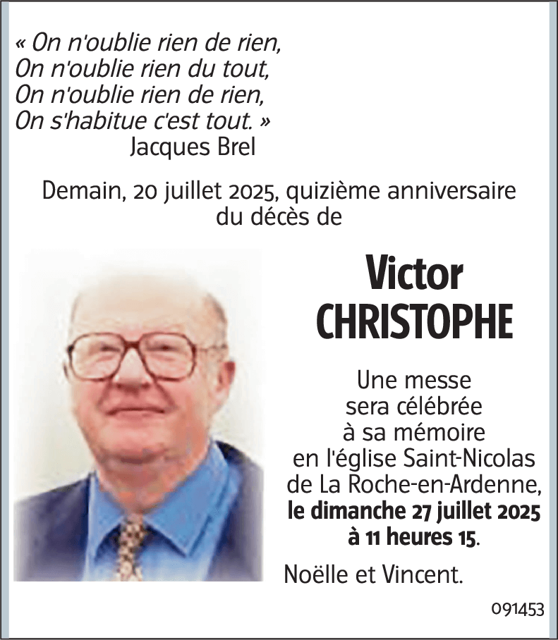 Victor CHRISTOPHE