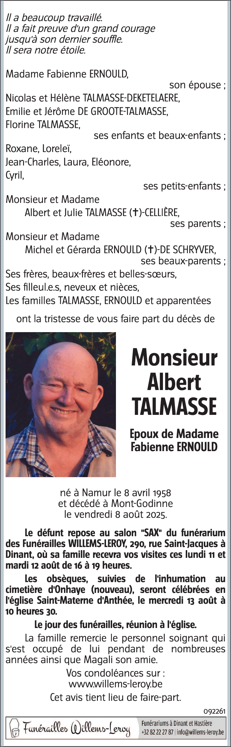 Albert TALMASSE
