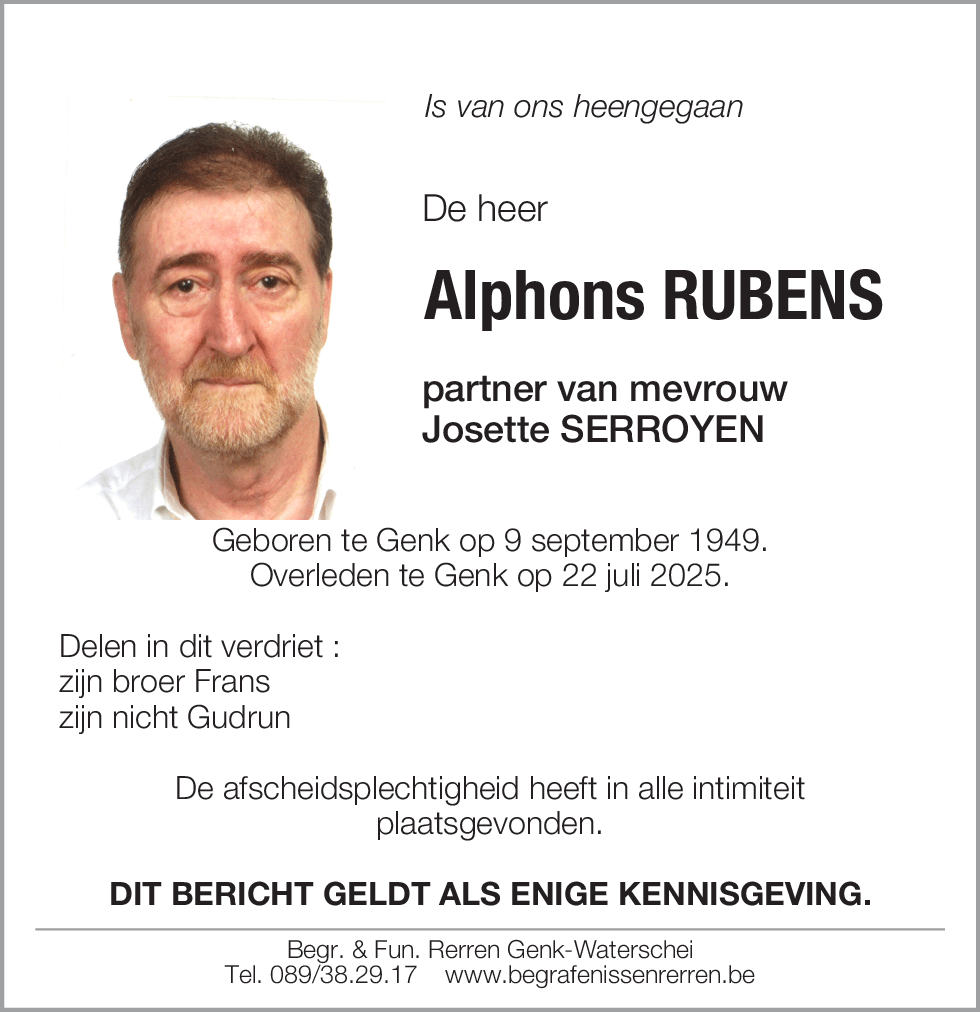 Alphons RUBENS