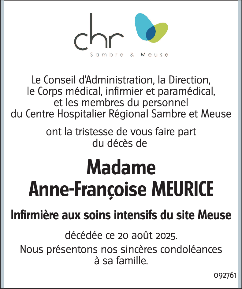 Anne-Françoise MEURICE