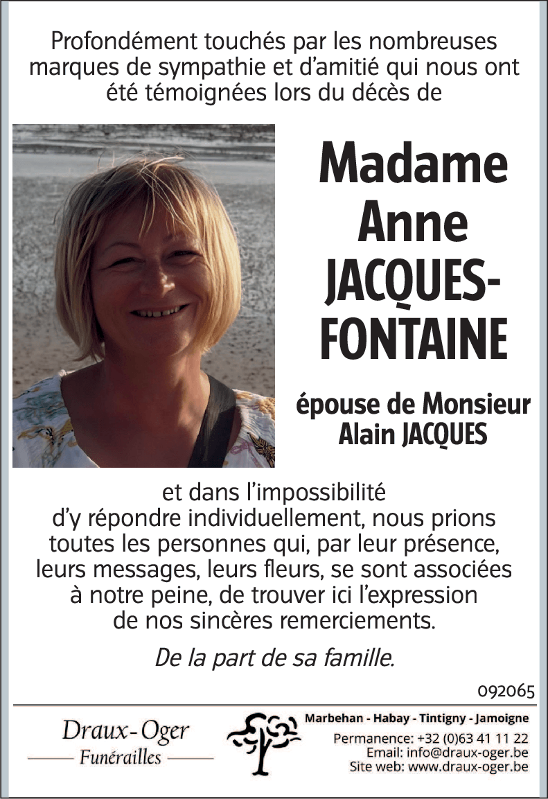 Anne JACQUES - FONTAINE