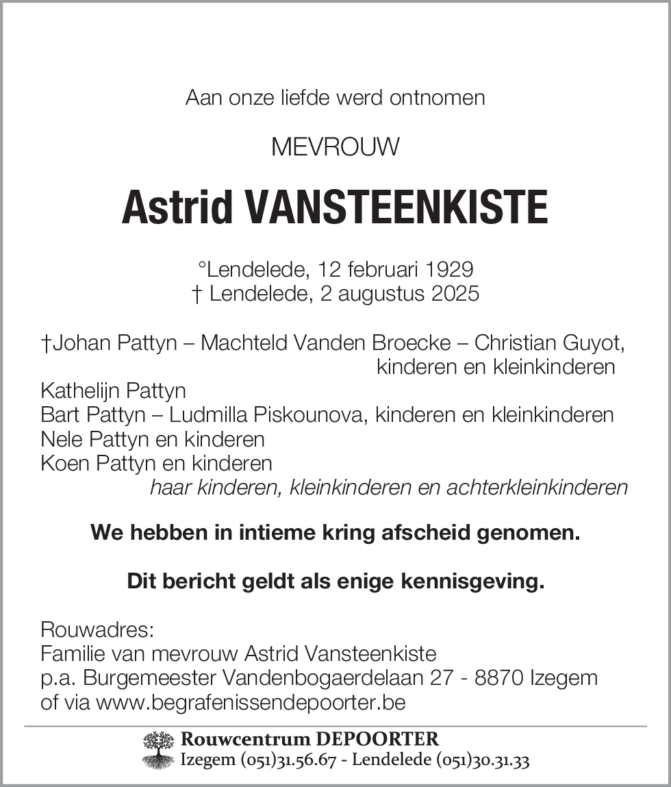 Astrid Vansteenkiste