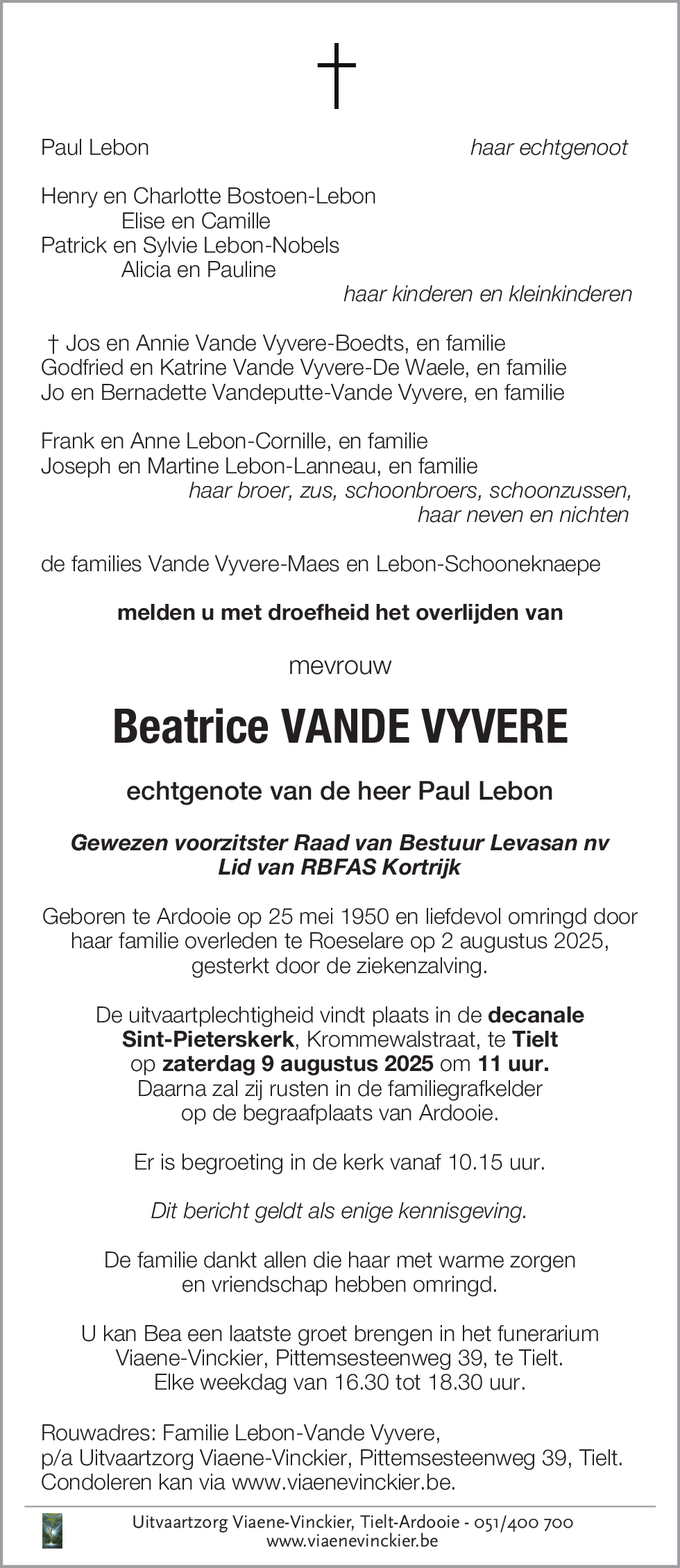 Beatrice Vande Vyvere