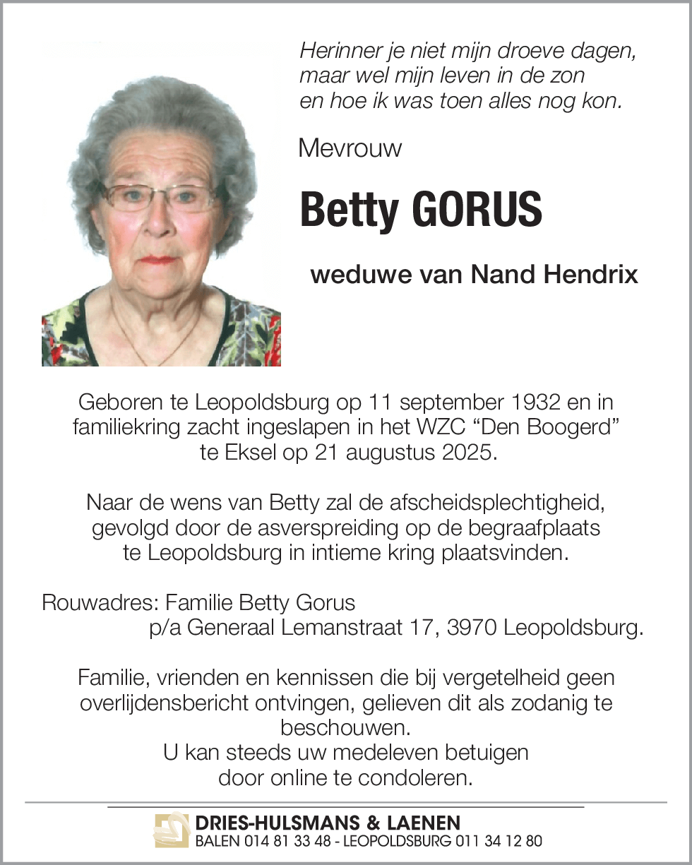 Betty Gorus