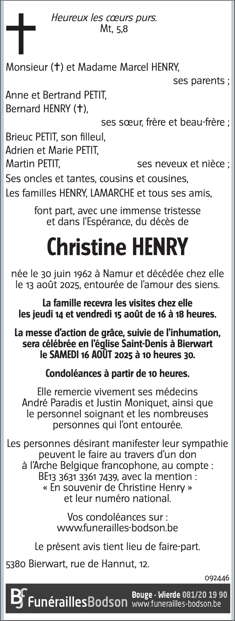 Christine HENRY