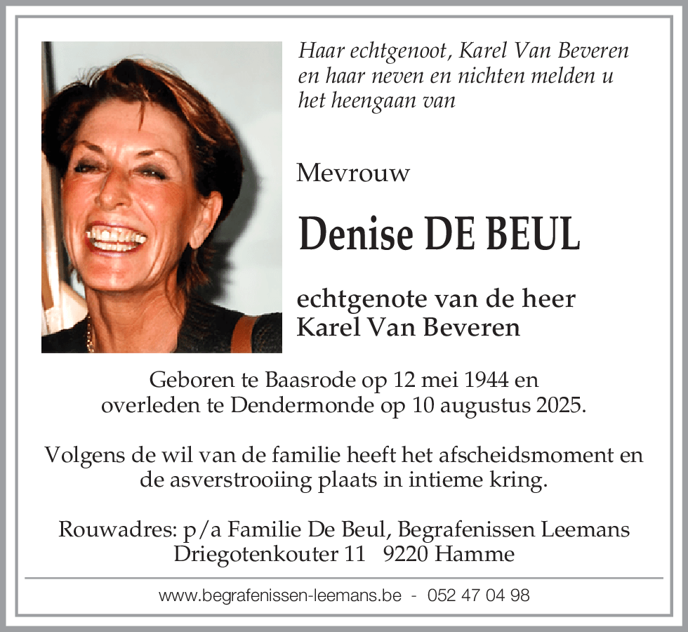 Denise De Beul