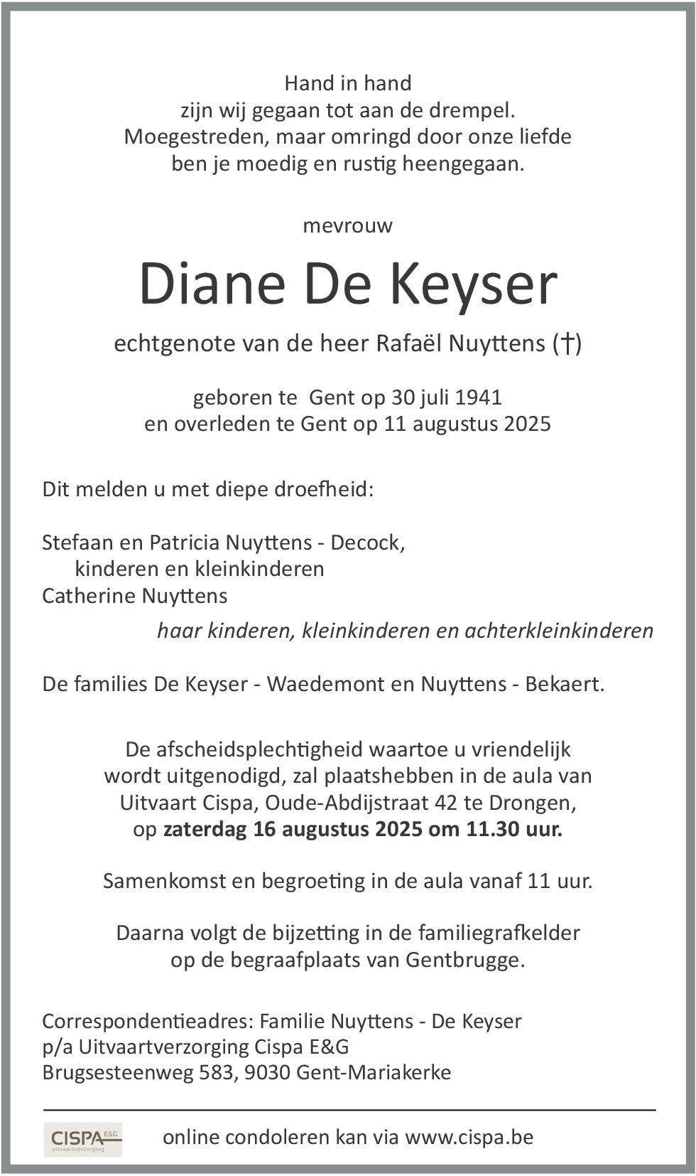 Diane De Keyser