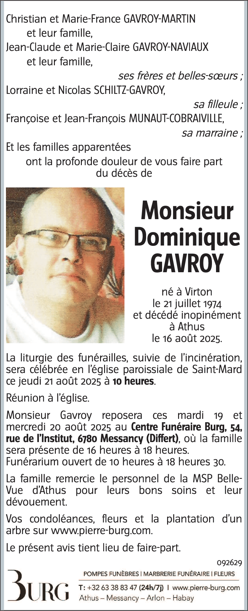 Dominique GAVROY