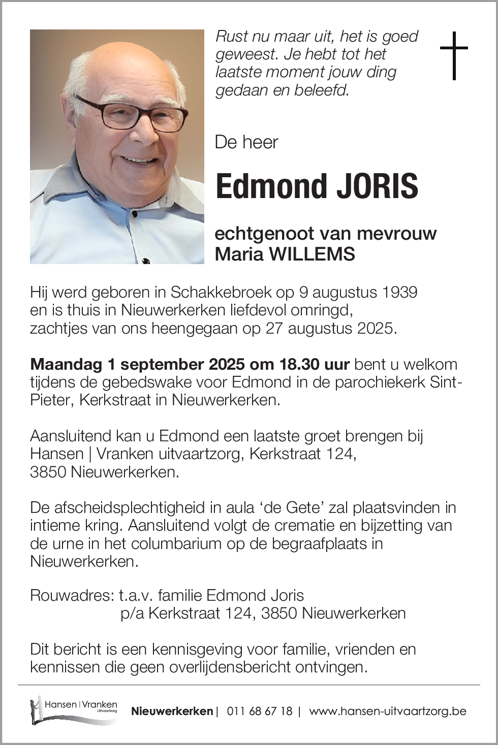 Edmond JORIS