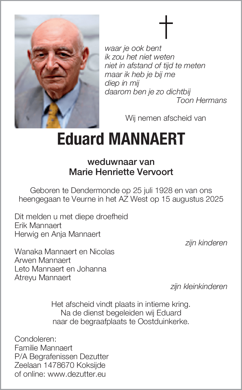 Eduard Mannaert